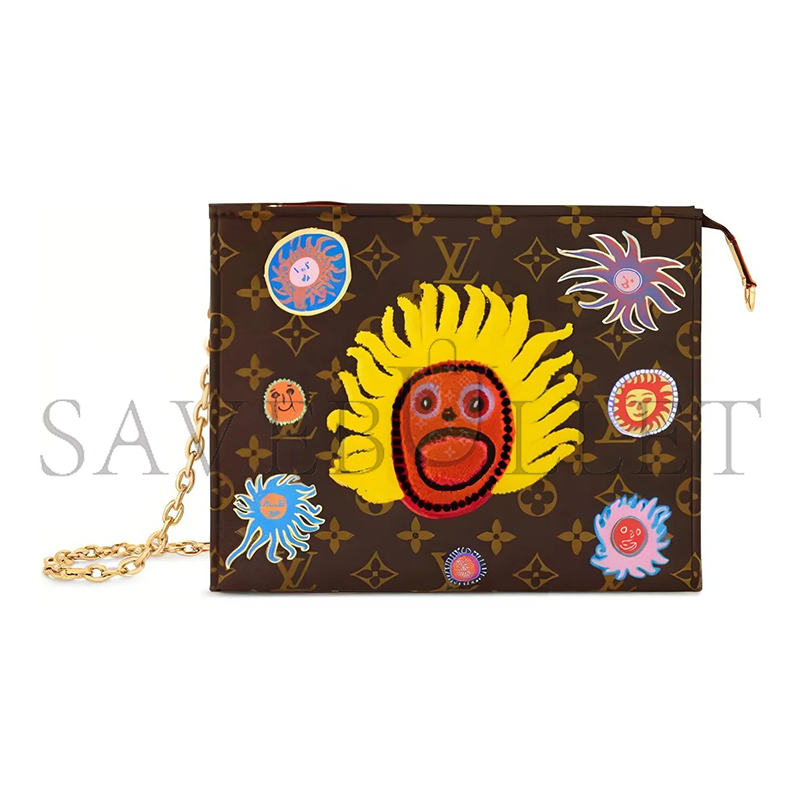 l0*is V*t0n lv x yk toiletry pouch on chain handbag m81982 (25*20*5.5cm)